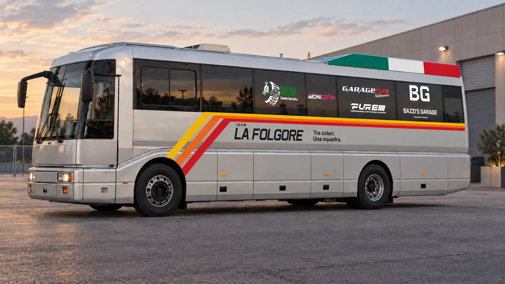 The Bazzi’s Garage coach.